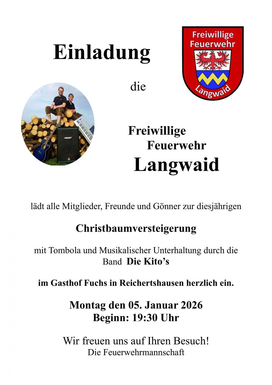 Christbaumversteigerung 2026 — Bild 1 von 1
