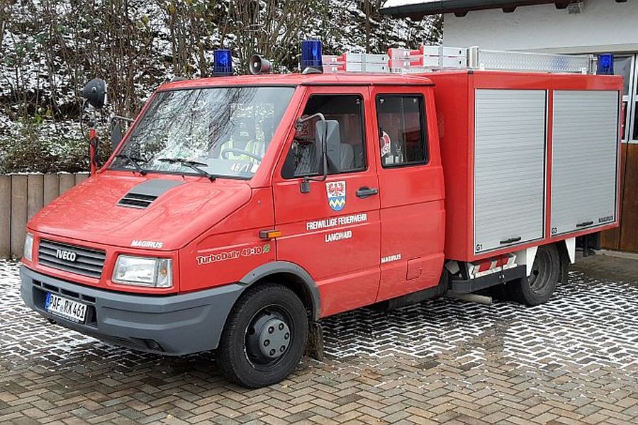 Tragkraftspritzenfahrzeug mit Wassertank (TSF-W), Funkrufname Florian Langwaid 46/1