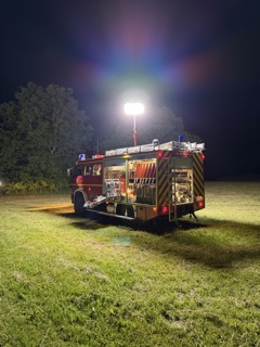 Brand in Maschinenhalle auf dem Golfplatz von Gerolsbach